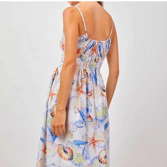 Rails Octavia Seashell Midi Dress - Size M - Picture 2 of 6